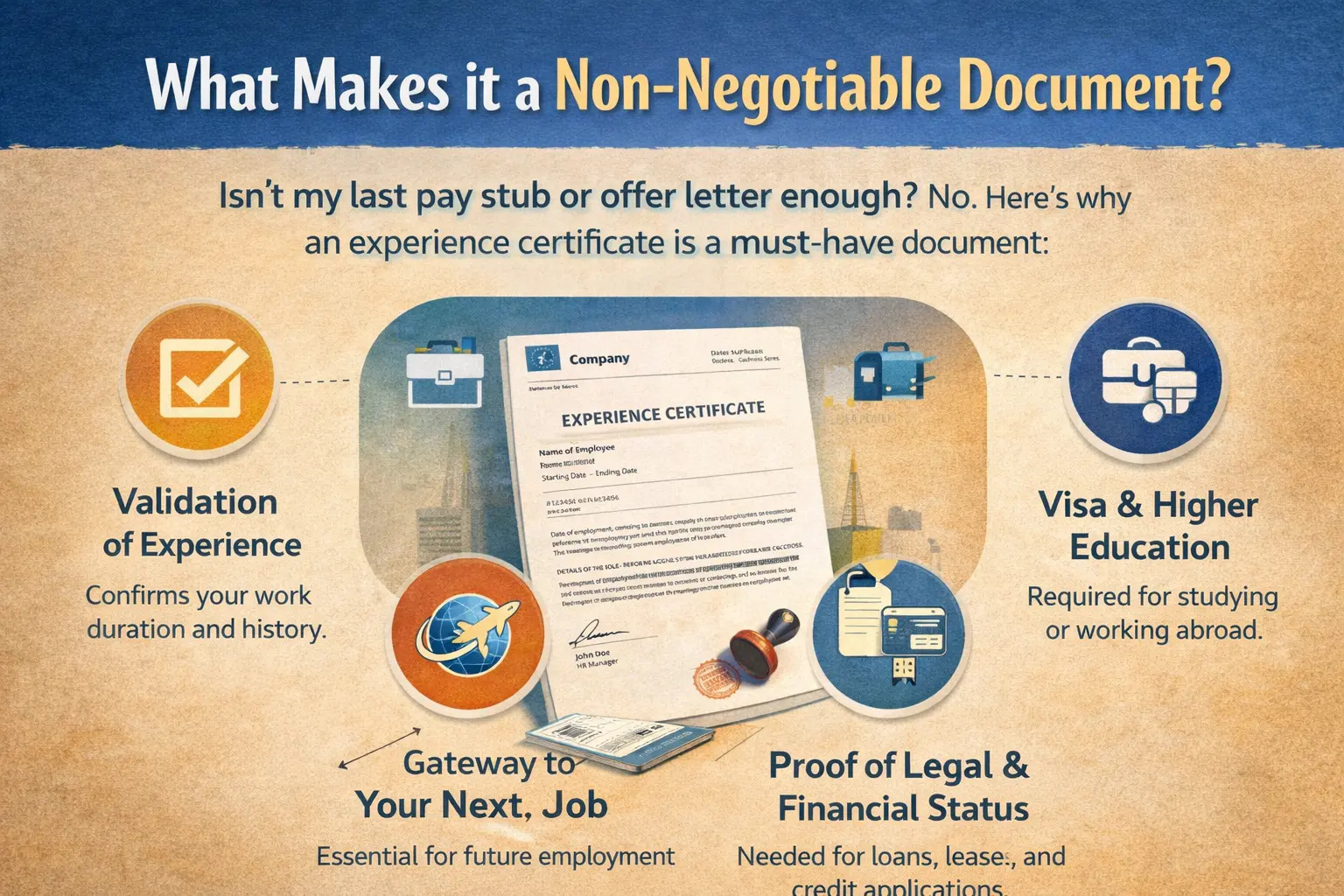 What makes it a Non-Negotiable Document?