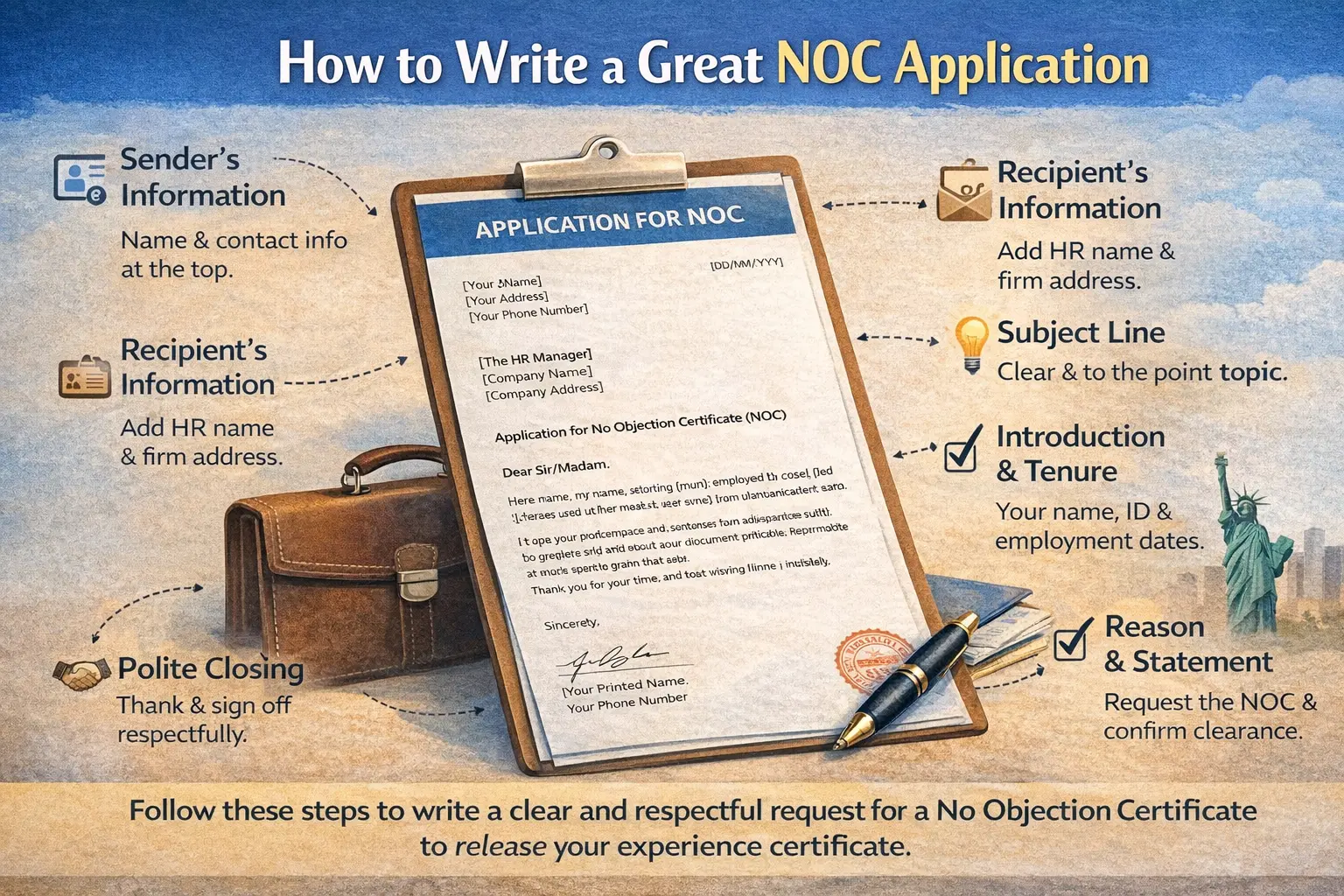 How to Write a Great NOC Application