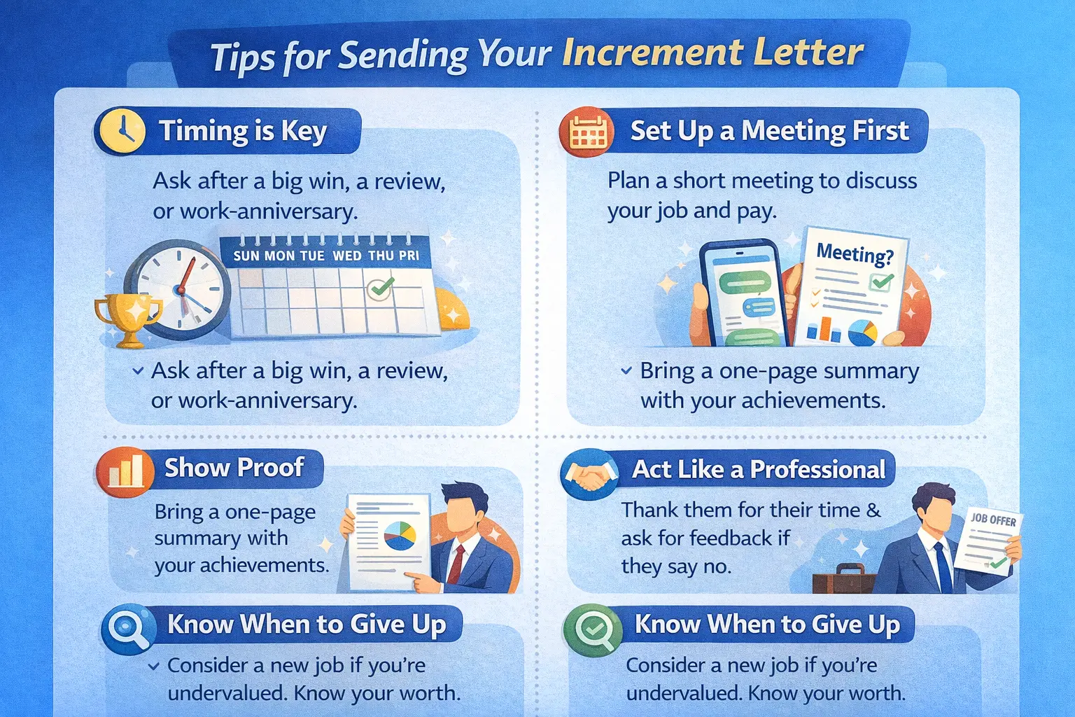 Why Most Increment Letters Don't Work