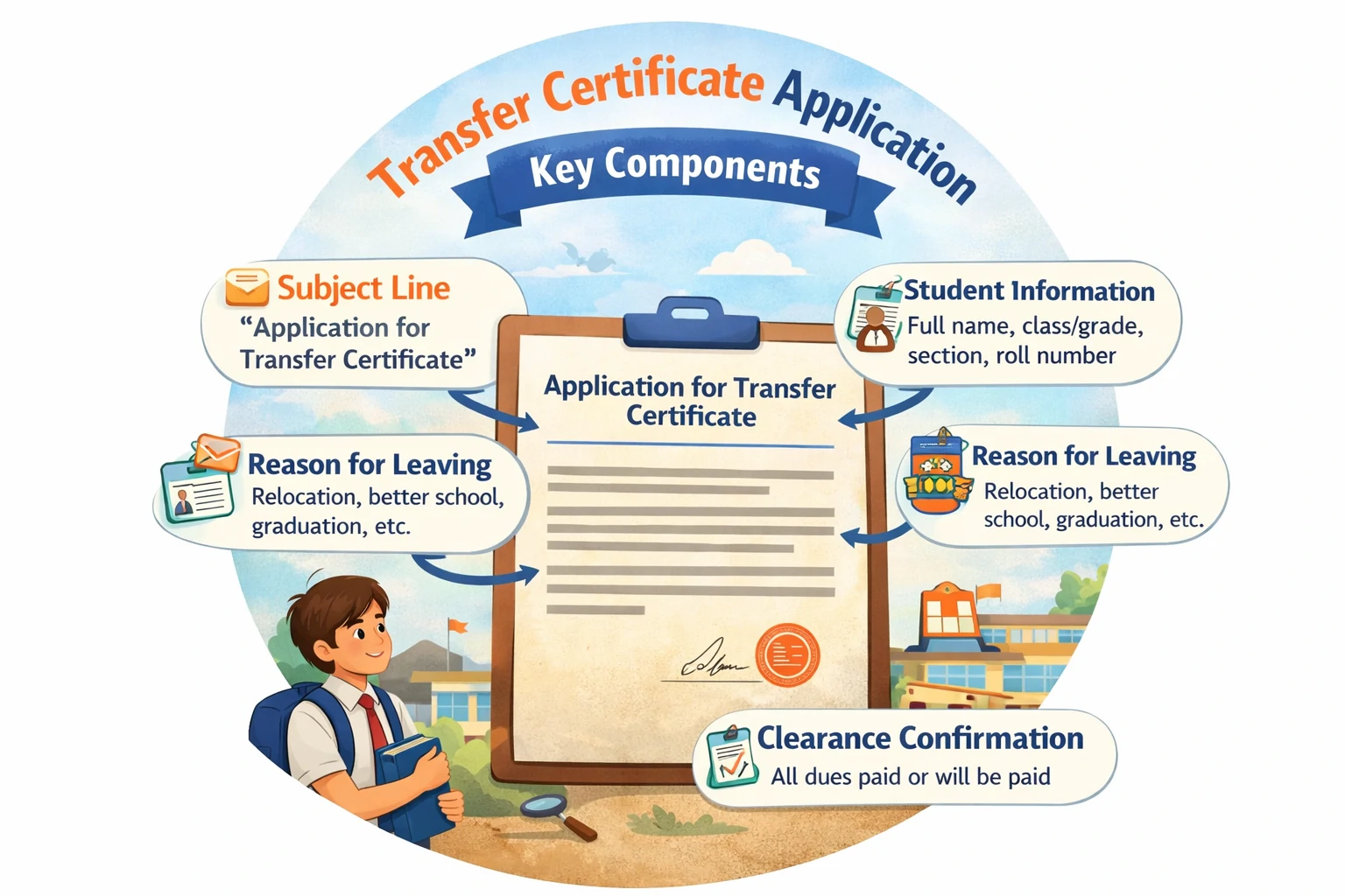 Transfer Certificate Application Key Component