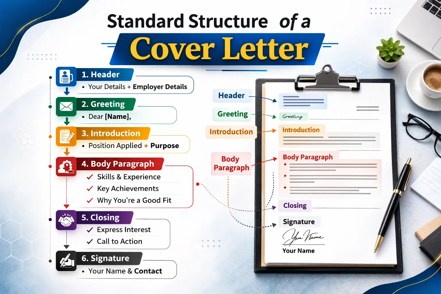 Standard Structure of a Cover Letter