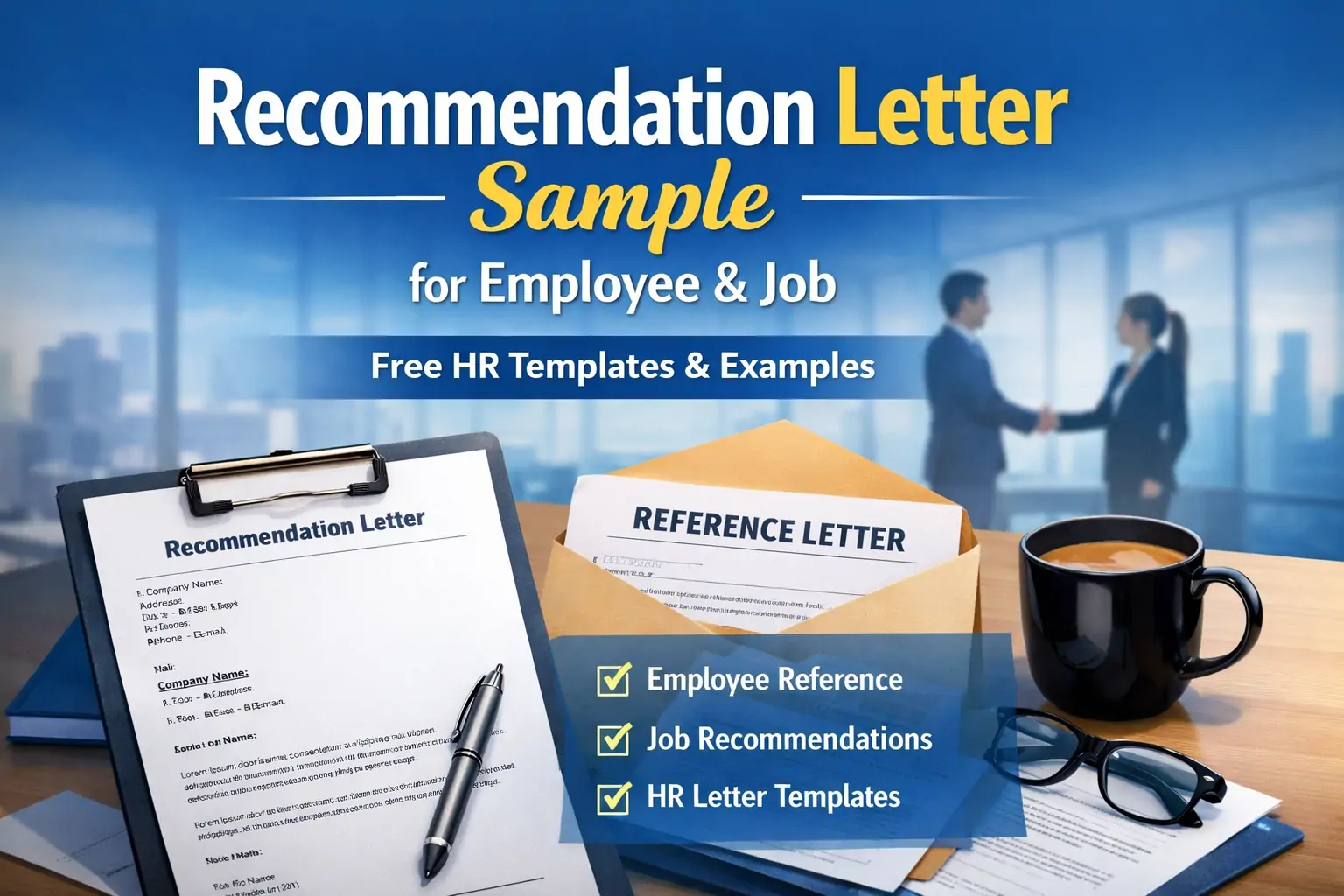 Recommendation Letter Sample (Employee & Job) – Free Templates | HR Guide 2026