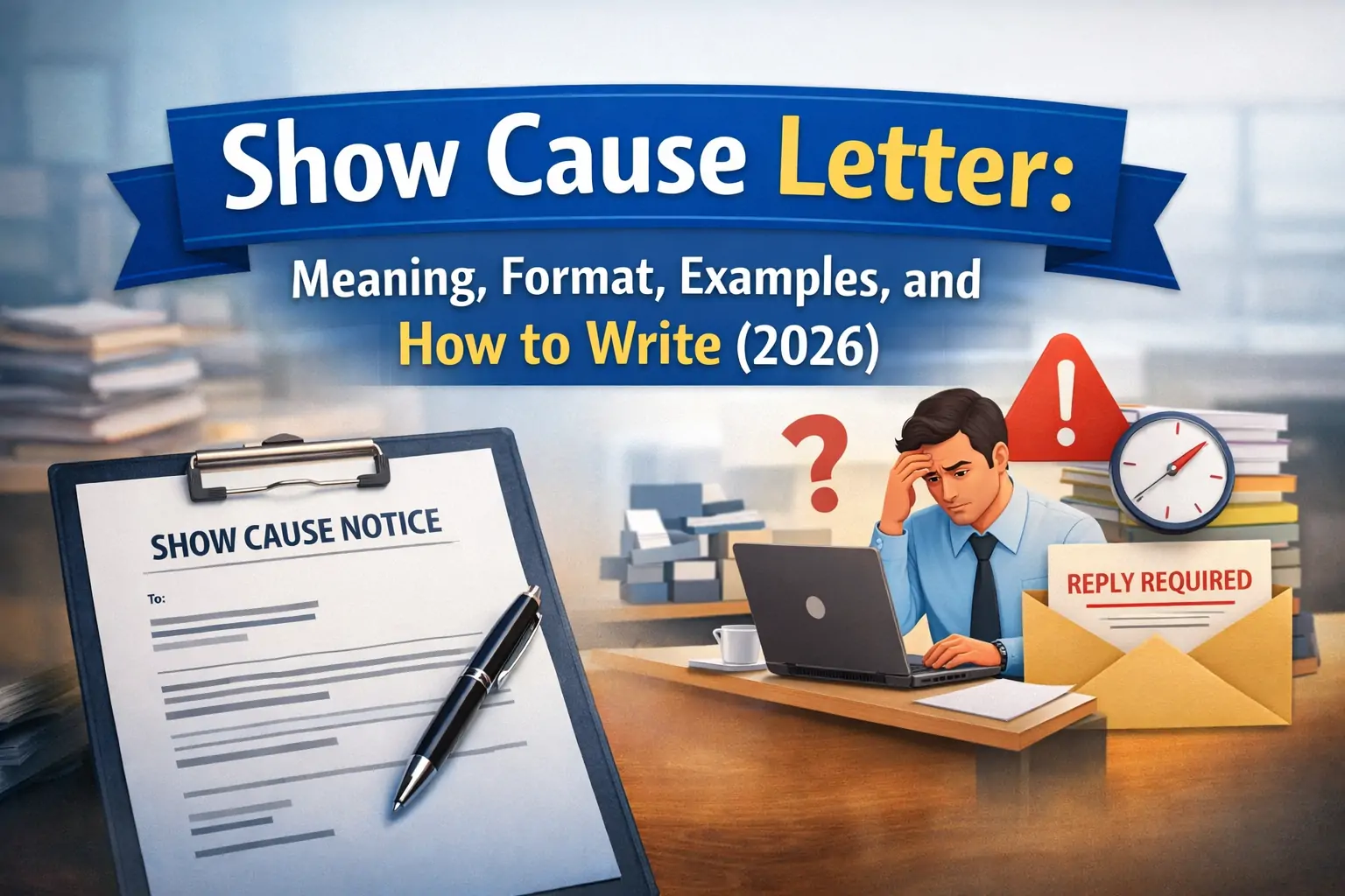Show Cause Letter: Meaning, Format, Examples, and How to Write (2026)